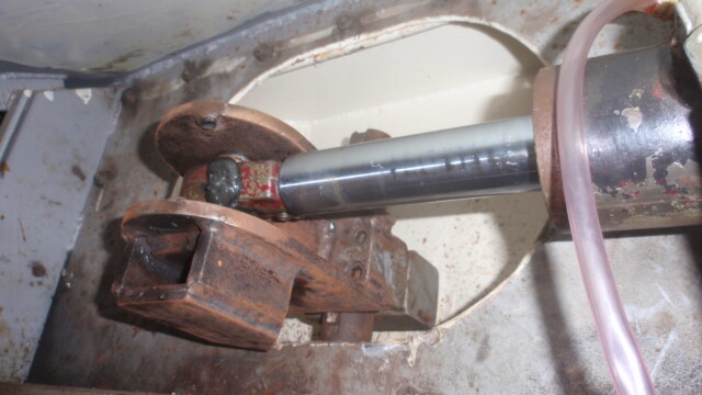 Installation at the rudderstock